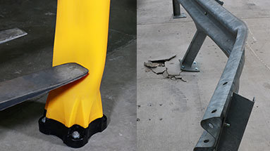 Monplex Bollard No Floor Damage