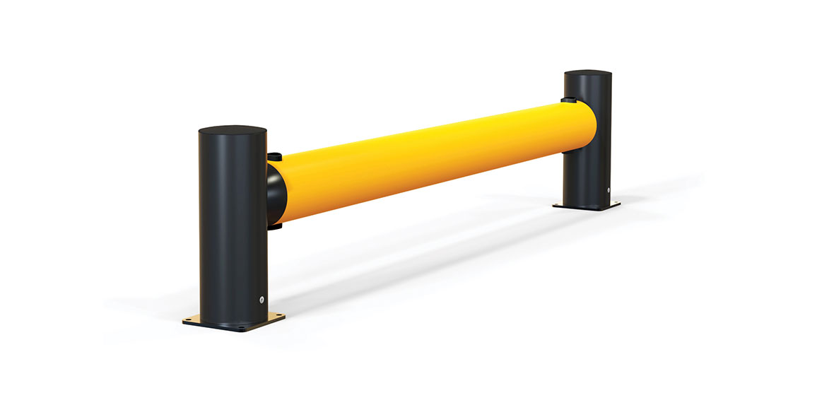 eFlex Single Traffic Forklift Safety Guardrail