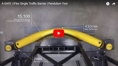 iFlex Single Traffic Guardrail