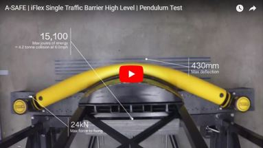 iFlex Single Car Park Guardrail