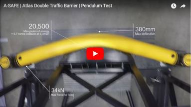 Atlas Double Traffic Guardrail