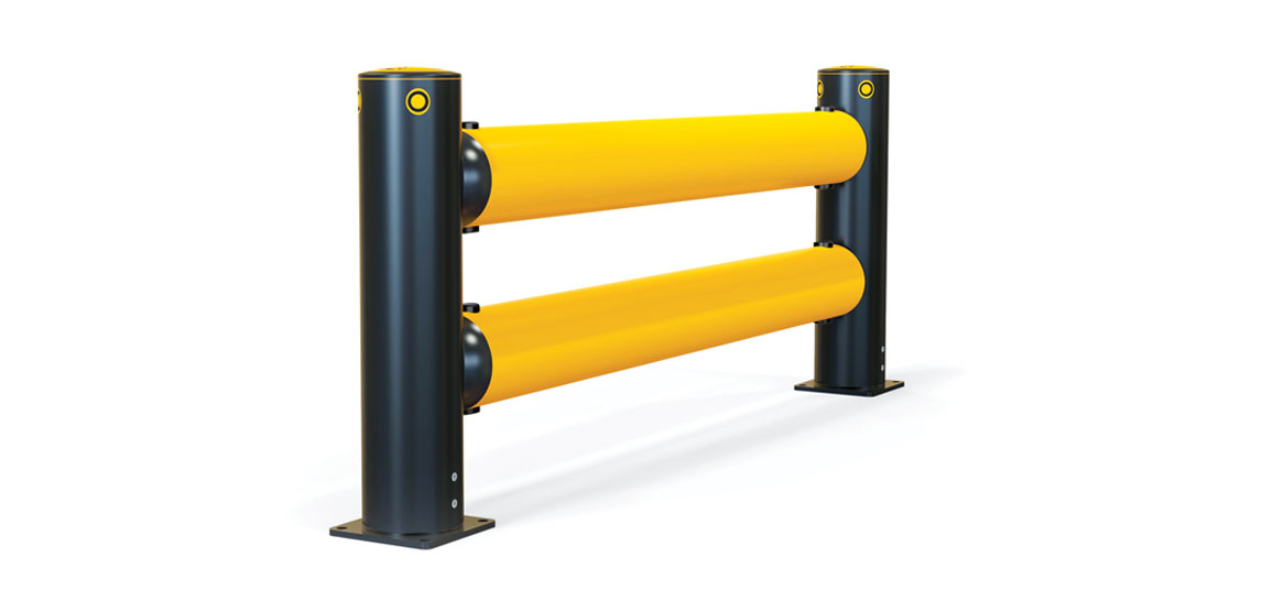 iFlex Double Traffic Forklift Safety Guardrail