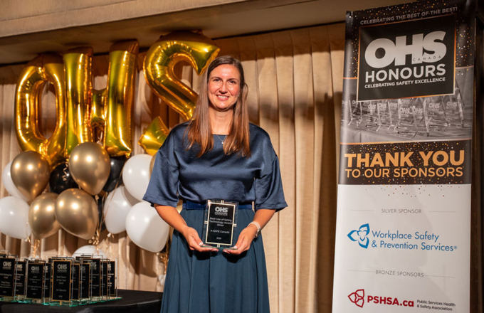 A-SAFE Wins Silver at the OHS Canada Honours Awards – Two Years Running!