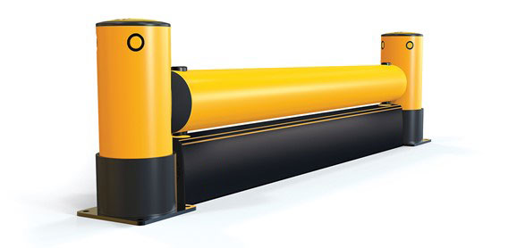 iFlex Single Rack End Barrier + Kerb | A-SAFE Racking Protection
