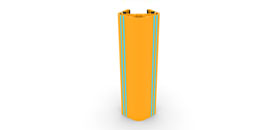 RackGuard™ Cold Storage Rack Leg Protector | A-SAFE Racking Protection