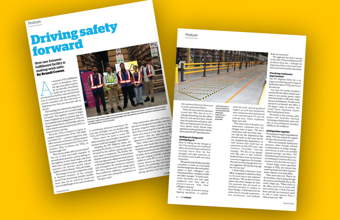 A-SAFE barriers form the backbone of fulfillment center’s safety initiative